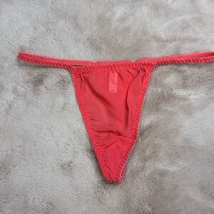 2000 Y2K Vintage Victoria's Secret 100% Silk Thong Panty M/L